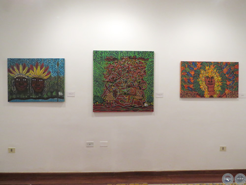 HACER VISIBLE LO INVISIBLE, 2013 / EL VUELO DE LA FLECHA, 2013 - PINTURAS DE RIKARDO FLECHA / FOTOGRAFÍAS DE SUSANA KÓVACS